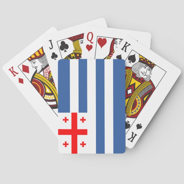 Patriotiska Adjaraflaggan Casinokort (Baksidan)