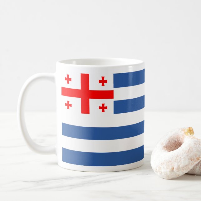 Patriotiska Adjaraflaggan Kaffemugg (Med munk)