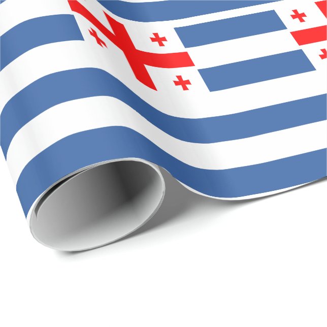 Patriotiska Adjaraflaggan Presentpapper (Rullad Hörn)