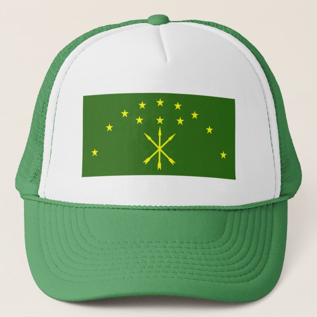 Patriotiska Adygeiska Flaggan Keps (Framsida)