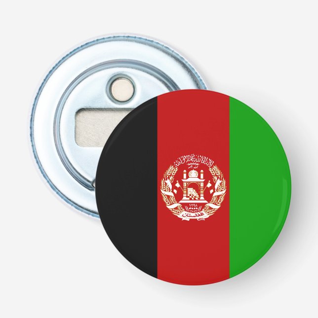 Patriotiska Afghanistanflaggan Flasköppnare (Framsidan)