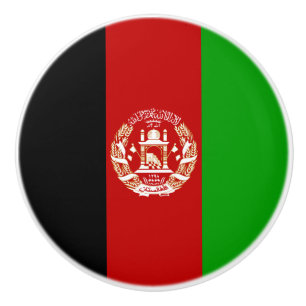 Patriotiska Afghanistanflaggan Knopp