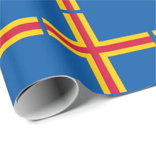 Patriotiska Ålands flagg Presentpapper