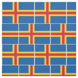 Patriotiska Ålands flagg Tyg