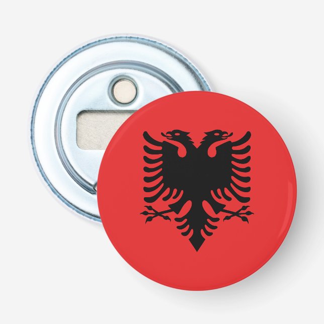 Patriotiska albanska flaggan flasköppnare (Framsidan)