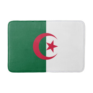 Patriotiska algeriska flaggan badrumsmatta