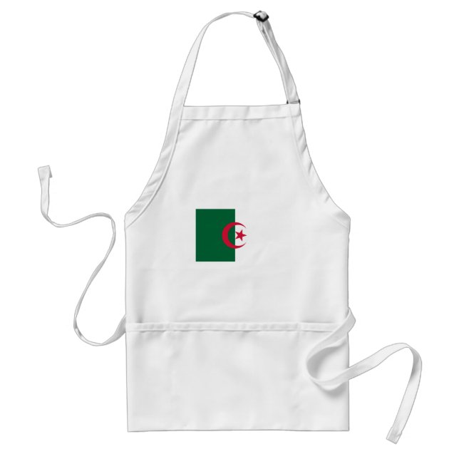 Patriotiska algeriska flaggan förkläde (Framsidan)