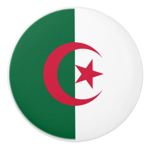 Patriotiska algeriska flaggan knopp