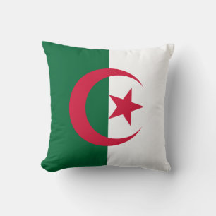 Patriotiska algeriska flaggan kudde