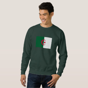 Patriotiska algeriska flaggan lång ärmad tröja