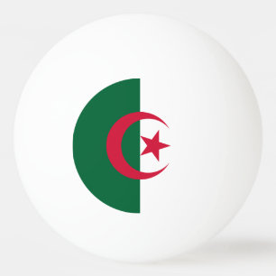 Patriotiska algeriska flaggan pingisboll
