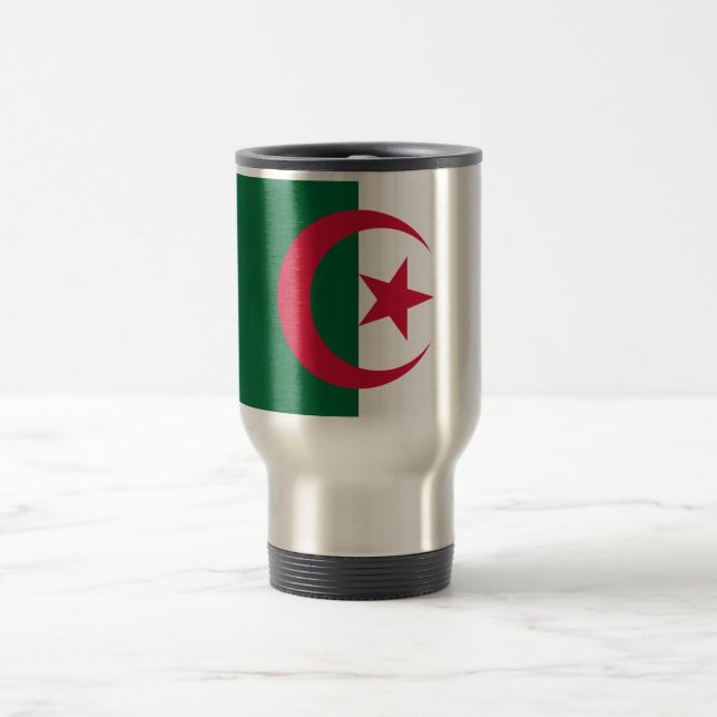 Patriotiska algeriska flaggan resemugg (Center)