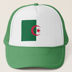 Patriotiska algeriska flaggan truckerkeps