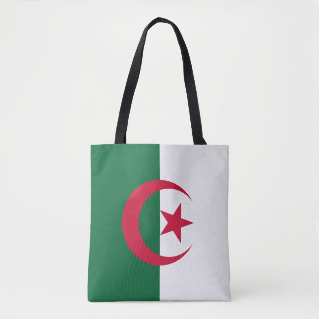 Patriotiska algeriska flaggan tygkasse (Framsida)
