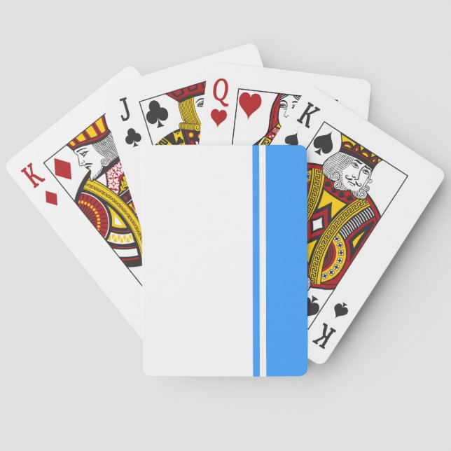 Patriotiska Altaj Republiken Flagga Casinokort (Baksidan)