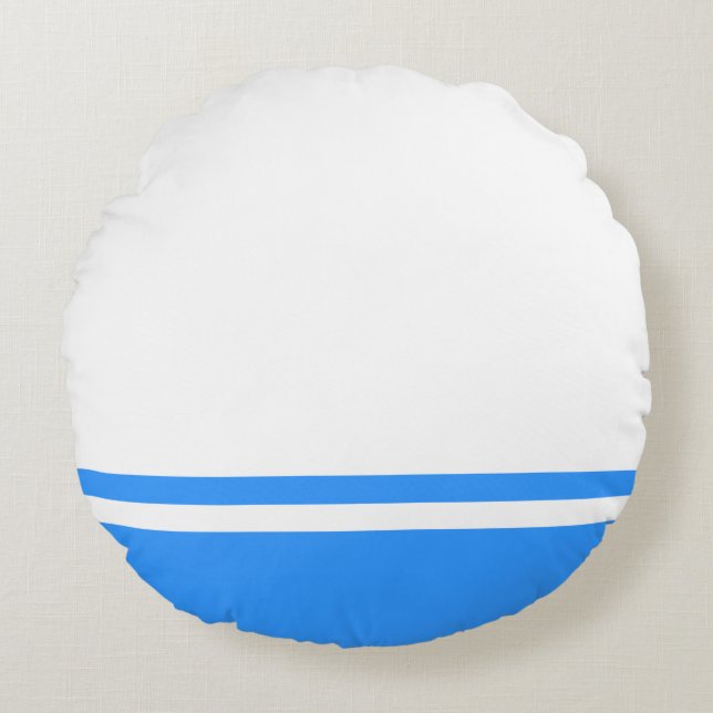 Patriotiska Altaj Republiken Flagga Rund Kudde (Framsidan)