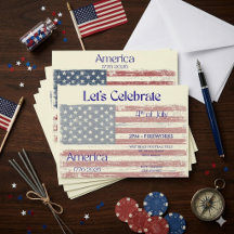 Patriotiska Amerika 1776 - 2026 Flaggfirande