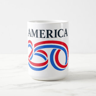 Patriotiska Amerika 250-årsjubileum USA 2026  Kaffemugg