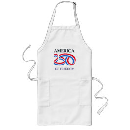 Patriotiska Amerika 250-årsjubileum USA 2026 Långt Förkläde
