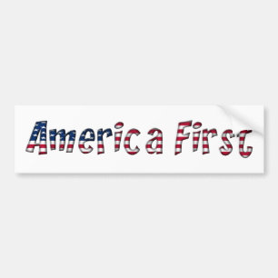 Patriotiska Amerika första amerikanska Bildekal