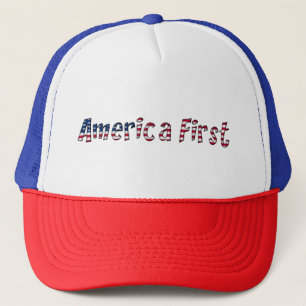 Patriotiska Amerika första amerikanska Truckerkeps