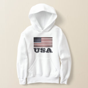 Patriotiska amerikanska flagga, barn som seglar öv t shirt