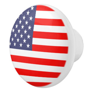 Patriotiska amerikanska flagga, dörr- och lådkna knopp