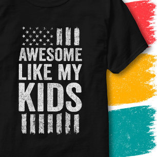 Patriotiska Amerikanska Flaggan Härlig Liksom Mina T Shirt