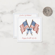Patriotiska amerikanska flaggor fjärde juli
