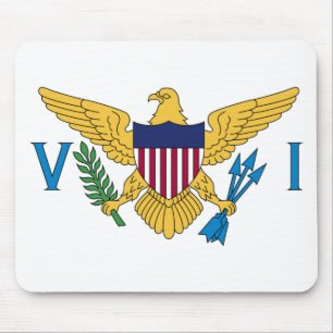 Patriotiska Amerikanska Jungfruöarnas flagga Musmatta