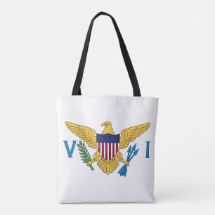 Patriotiska Amerikanska Jungfruöarnas flagga Tygkasse