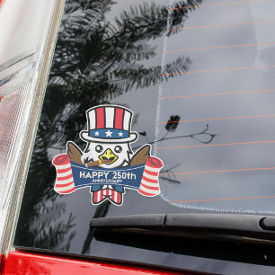 Patriotiska amerikanska örn-cigarrer 250-årsjubile klistermärken