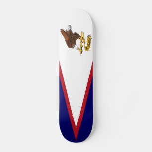 Patriotiska Amerikanska Samoa-flaggan Mini Skateboard Bräda 18,5 Cm