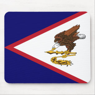 Patriotiska Amerikanska Samoa-flaggan Musmatta