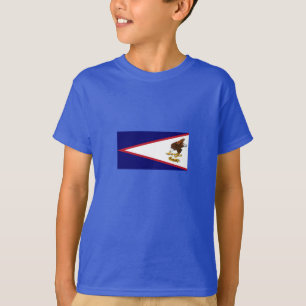 Patriotiska Amerikanska Samoa flaggan T Shirt