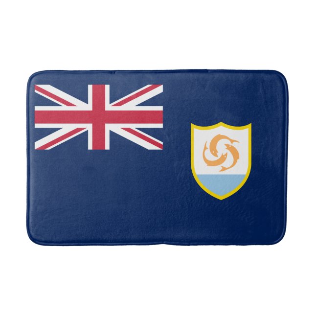 Patriotiska Anguillas flagga Badrumsmatta (Framsidan)