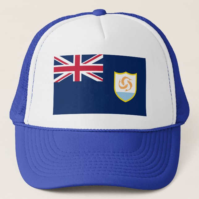 Patriotiska Anguillas flagga Keps (Framsida)