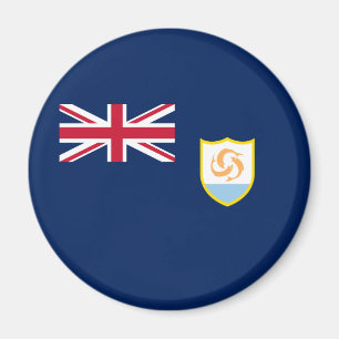 Patriotiska Anguillas flagga Magnet