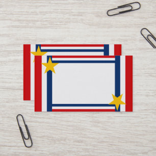 Patriotiska Anpassadets Affärskort Visitkort