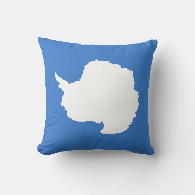 Patriotiska Antarktisflaggan Kudde (Framsida)