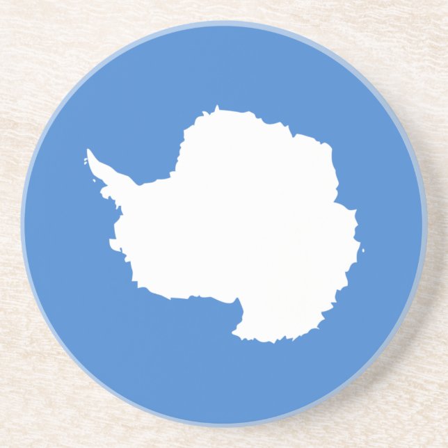 Patriotiska Antarktisflaggan Underlägg (Framsidan)