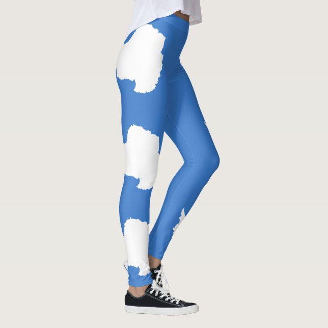 Patriotiska Antarktiska flaggan Leggings (Höger)