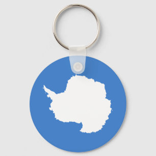 Patriotiska Antarktiska flaggan Nyckelring