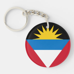 Patriotiska Antigua och Barbuda flagga