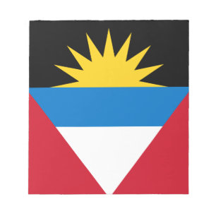 Patriotiska Antigua och Barbuda flagga Anteckningsblock