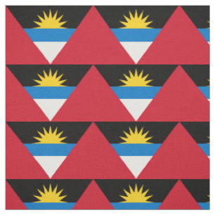 Patriotiska Antigua och Barbuda flagga Tyg