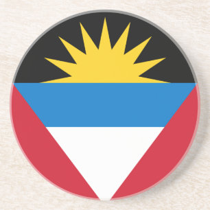 Patriotiska Antigua och Barbuda flagga Underlägg Sandsten