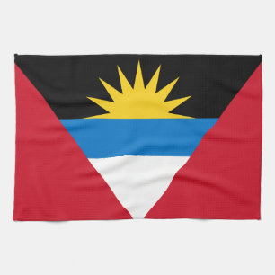 Patriotiska Antigua och Barbuda flaggan Kökshandduk