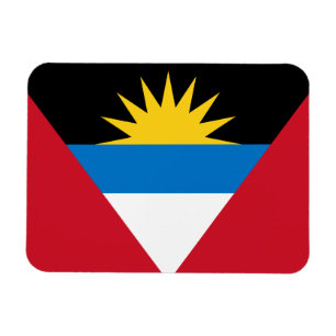Patriotiska Antigua och Barbuda flaggan Magnet