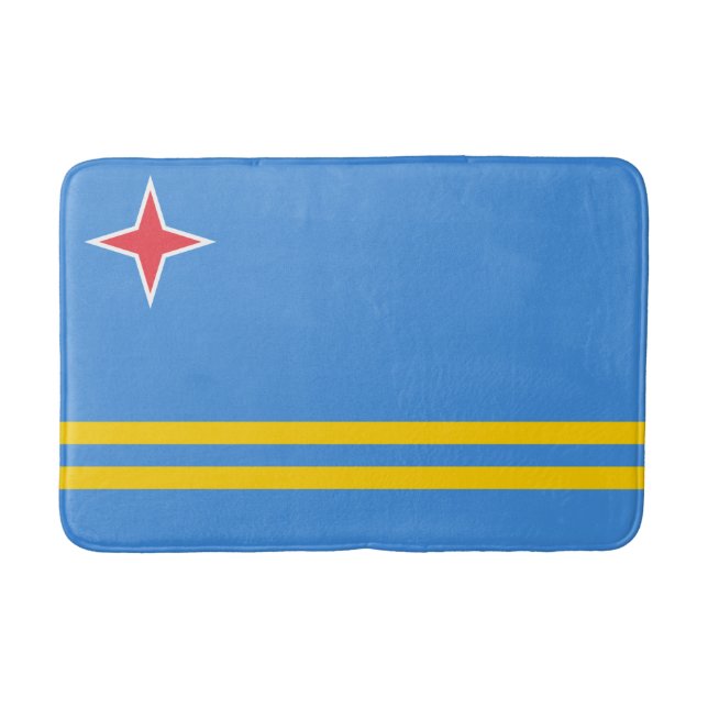 Patriotiska Arubaflaggan Badrumsmatta (Framsidan)